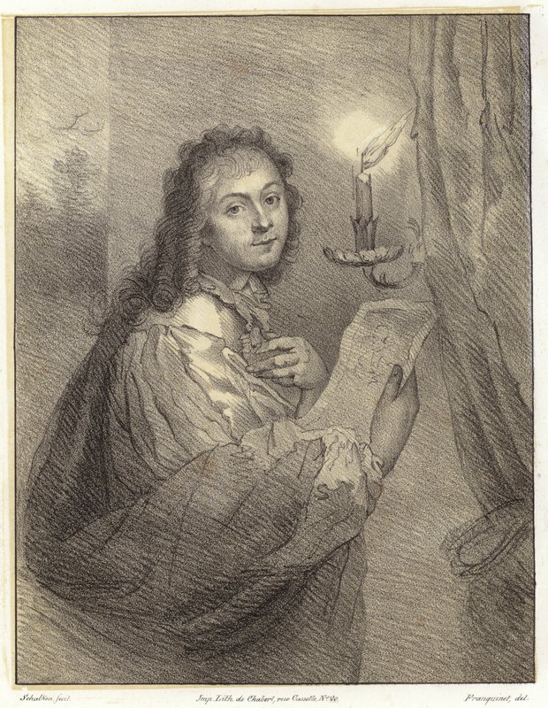 Mujer con vela de Godfried after Schalken or Schalcken