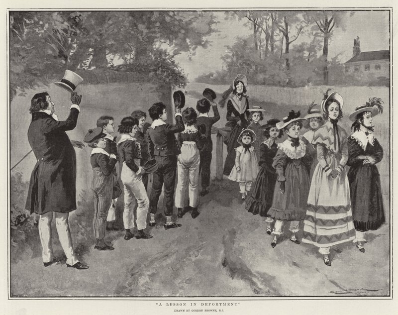 Una Lección de Comportamiento de Gordon Frederick Browne
