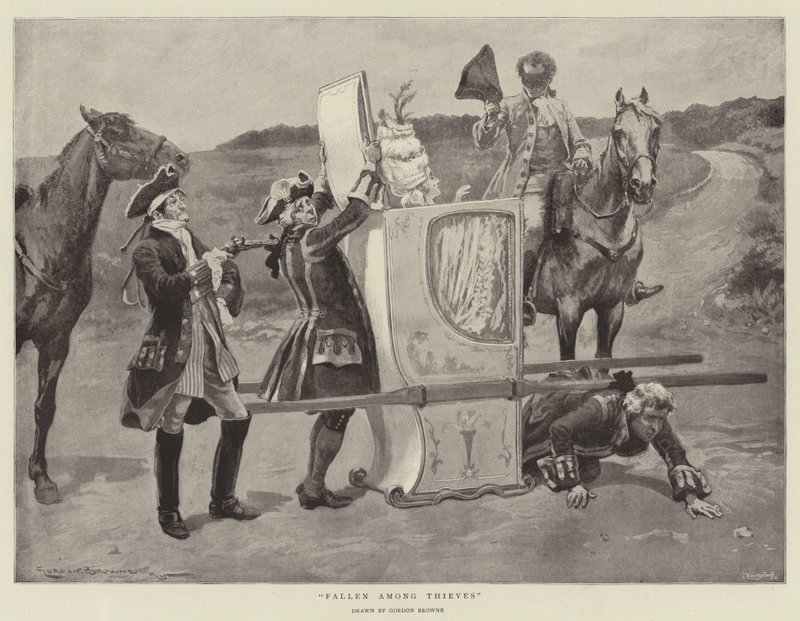 Caído entre ladrones de Gordon Frederick Browne
