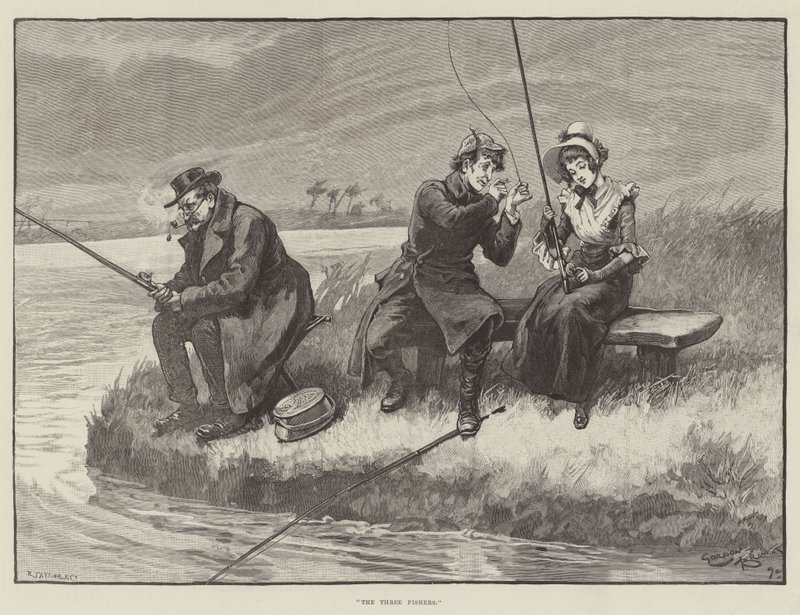 Los tres pescadores de Gordon Frederick Browne