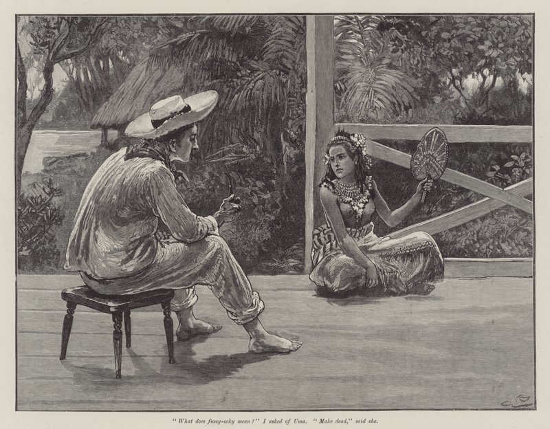Uma, o La Playa de Falesa, por Robert Louis Stevenson de Gordon Frederick Browne