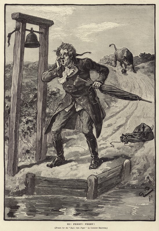 ¡Hola! ¡Ferry! ¡Ferry! de Gordon Frederick (after) Browne