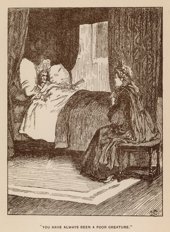 Ilustración para La Historia de Henry Esmond de Thackeray (litografía) de Gordon Frederick (after) Browne