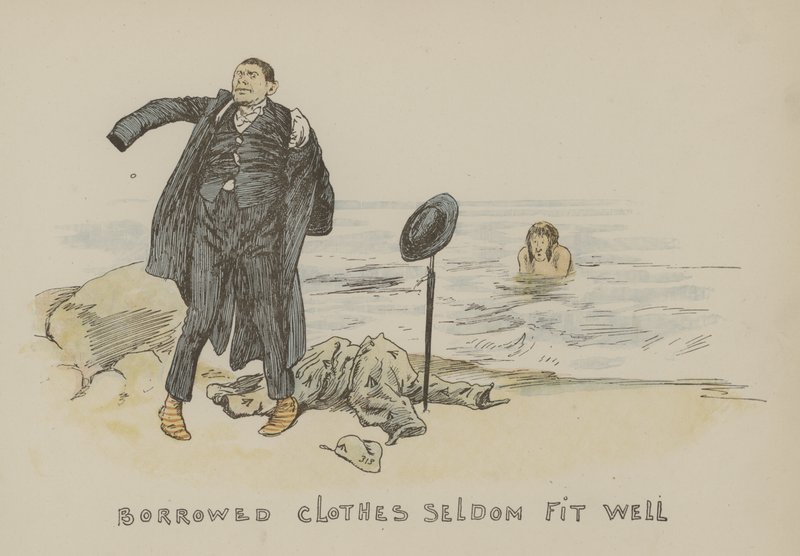 La ropa prestada rara vez queda bien de Gordon Frederick Browne