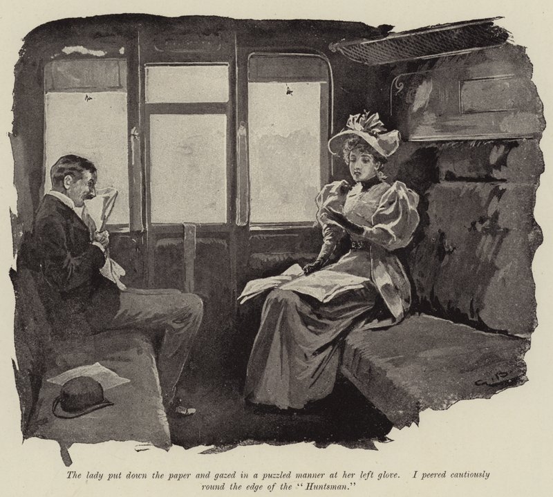 Ilustración para Just a Short Story, por Arthur Hughes de Gordon Frederick Browne