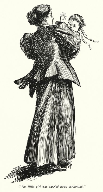 Ilustración para La historia de los buscadores de tesoros de E Nesbit de Gordon Frederick Browne