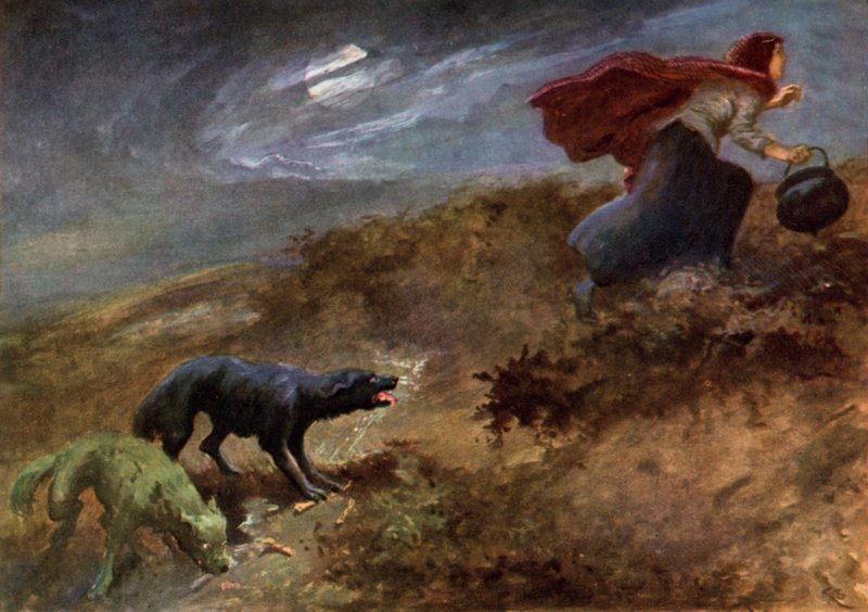 Ilustración para El cuento del caldero de Gordon Frederick Browne