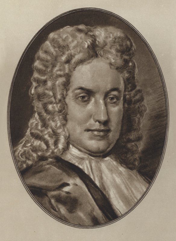 Daniel Defoe (litografía) de Gordon Ross