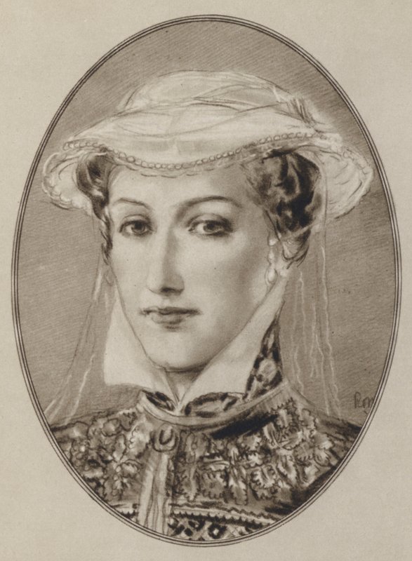 María Reina de Escocia (litografía) de Gordon Ross