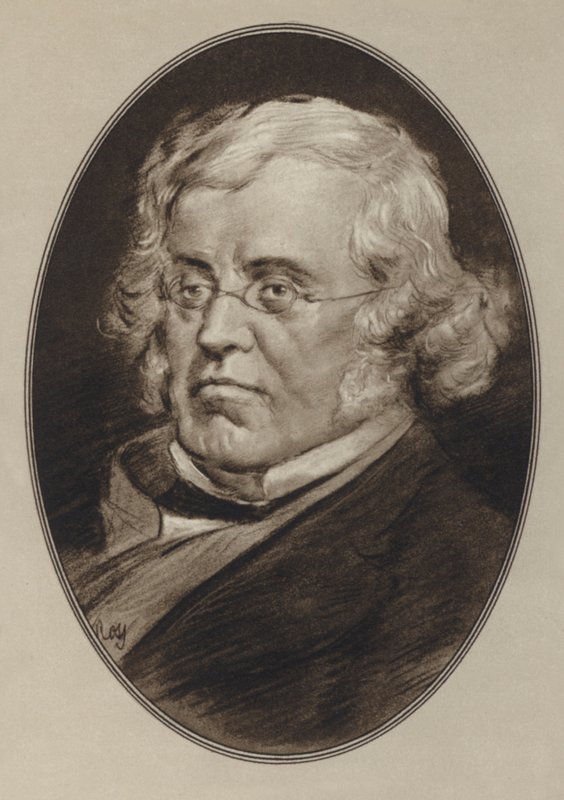 William Makepeace Thackeray (litografía) de Gordon Ross