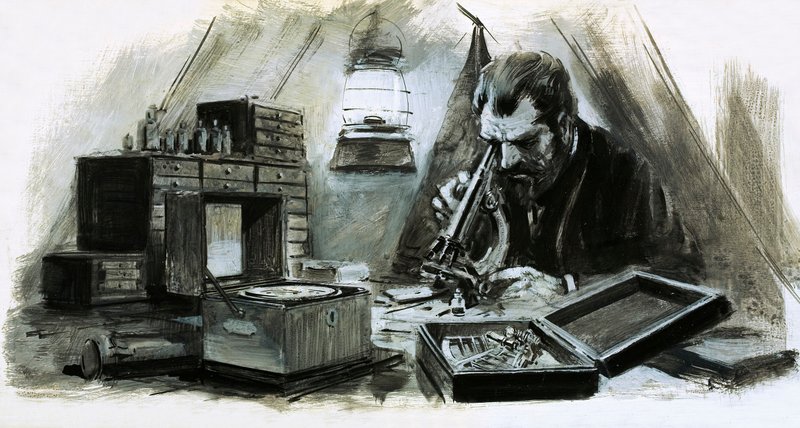 Alexander Humboldt fue un explorador de considerable fortuna (gouache sobre papel) de Graham Coton