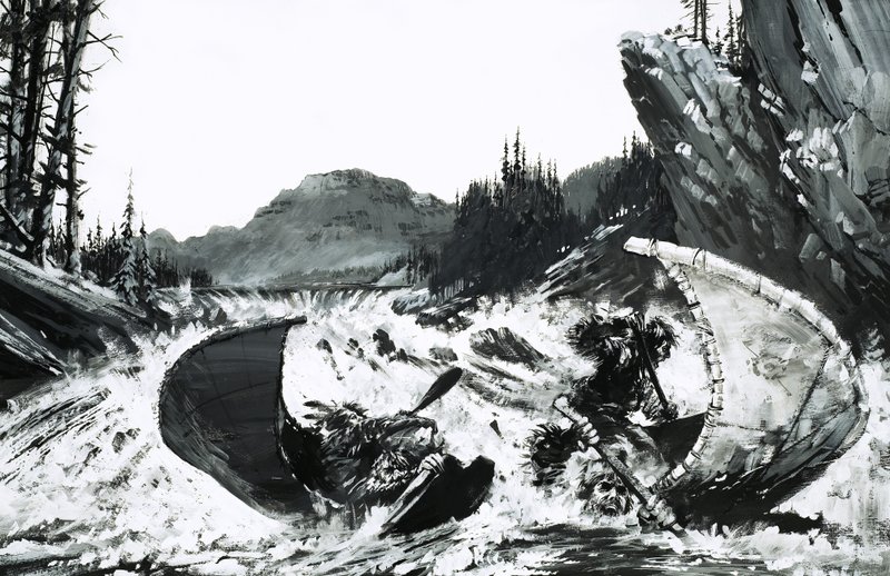 Alexander Mackenzie comienza su búsqueda de una ruta a través de Canadá con un espeluznante paseo por el río de Graham Coton