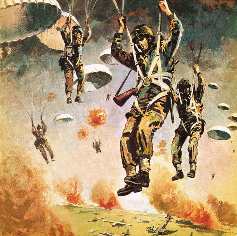 Caída de la 1ª División Aerotransportada británica sobre Arnhem el 17 de septiembre de Graham Coton