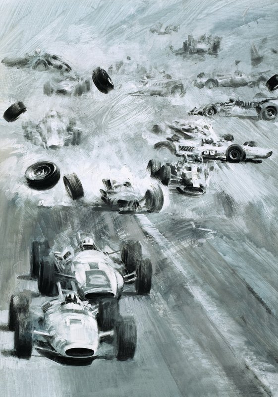 Choque de coches en las 500 Millas de Indianápolis de Graham Coton