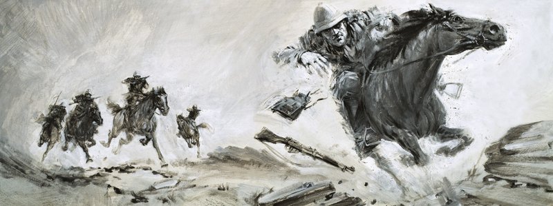 El coronel Meinertzhagen dejó caer su petate a la vista del enemigo... de Graham Coton