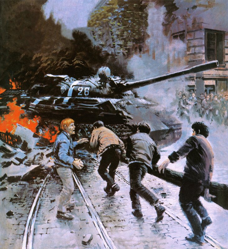 Sublevación húngara de 1956 de Graham Coton