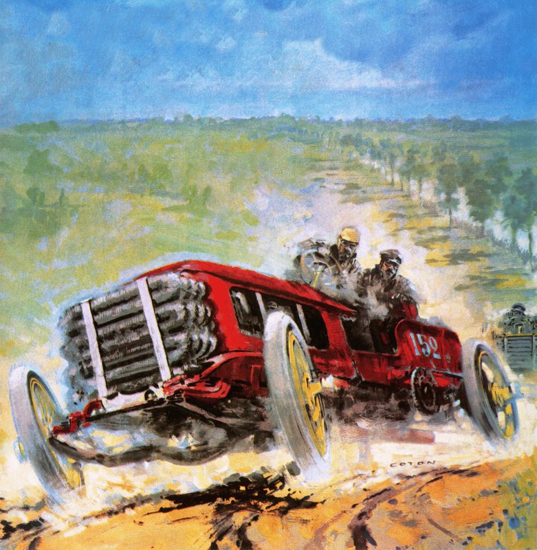 Carrera automovilística de París a Madrid de 1903 de Graham Coton