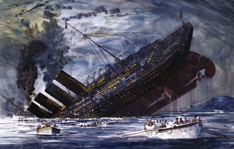 El hundimiento del Titanic de Graham Coton