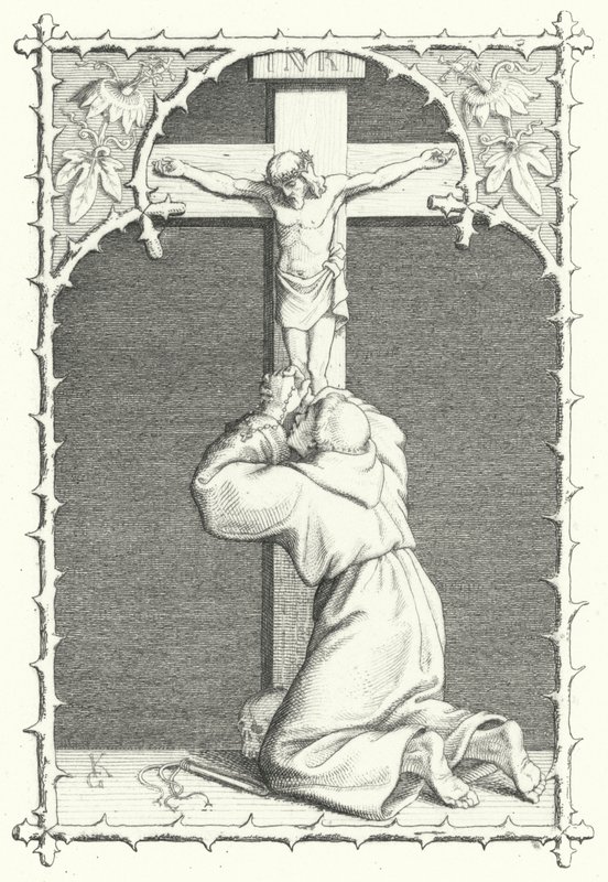 Martín Lutero en tormento espiritual de Gustav Ferdinand Leopold Konig