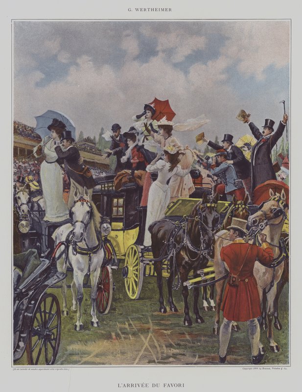 La llegada del favorito de Gustav Wertheimer