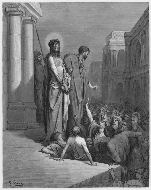 La Biblia de Gustave Doré: Cristo presentado al pueblo de Gustave Dore