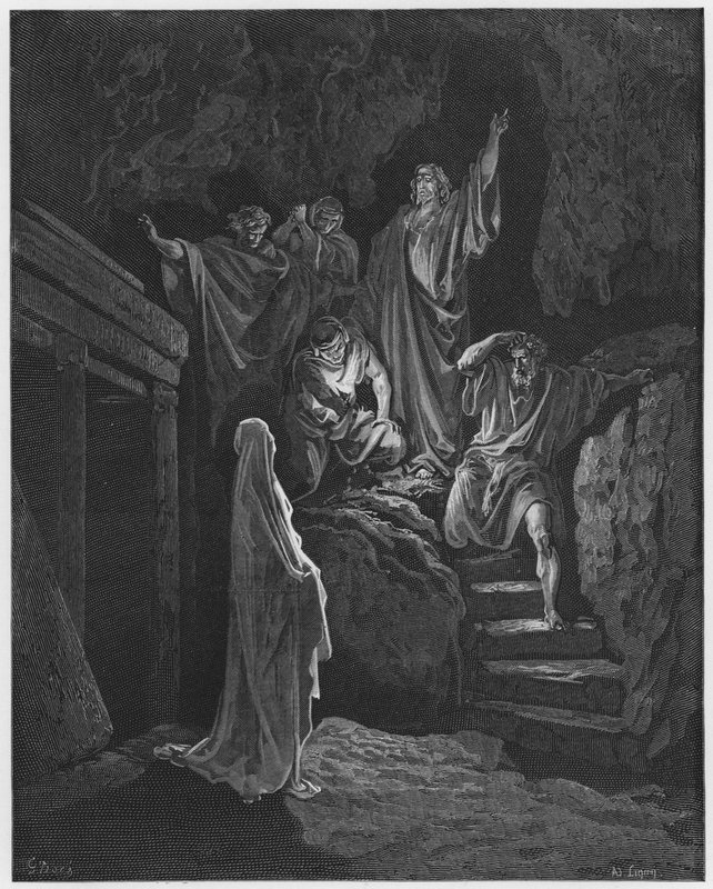 La Biblia de Gustave Doré: Resurrección de Lázaro de Gustave Dore