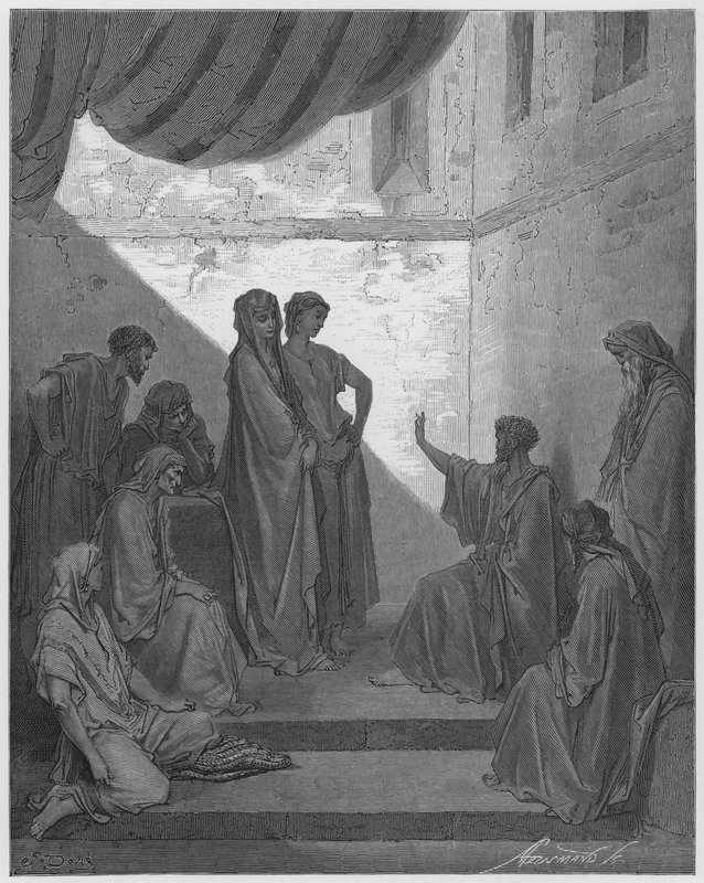San Pedro en la casa de Cornelio de Gustave Dore