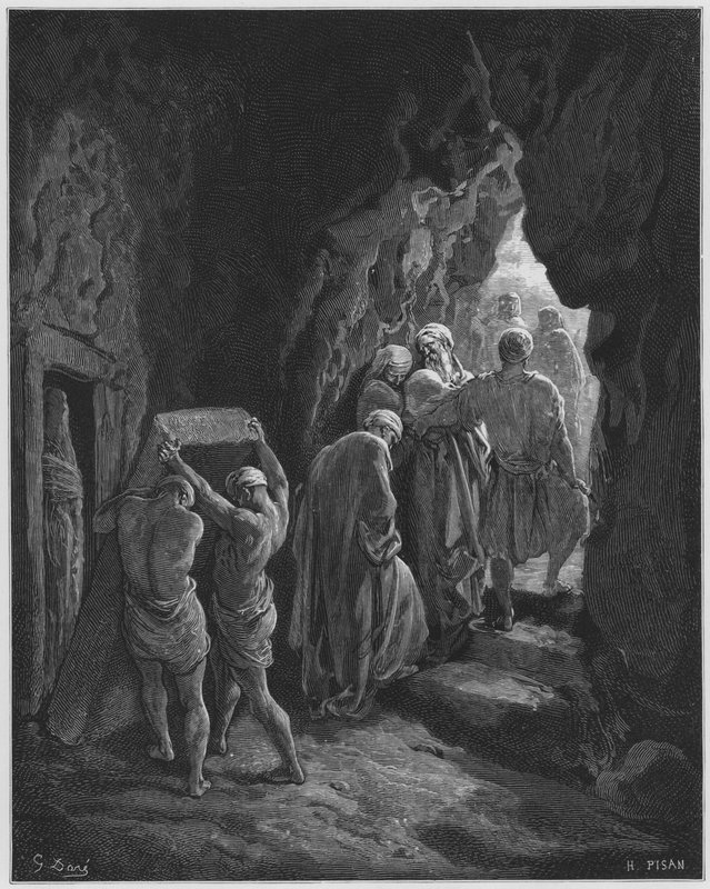 El entierro de Sara de Gustave Dore