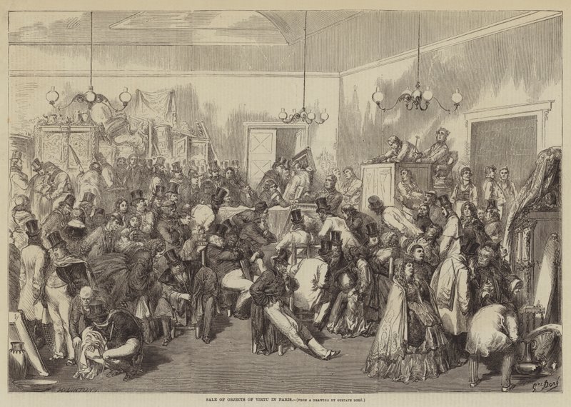 Venta de objetos de arte en París de Gustave Dore
