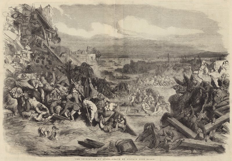 La inundación en Lyon de Gustave Dore