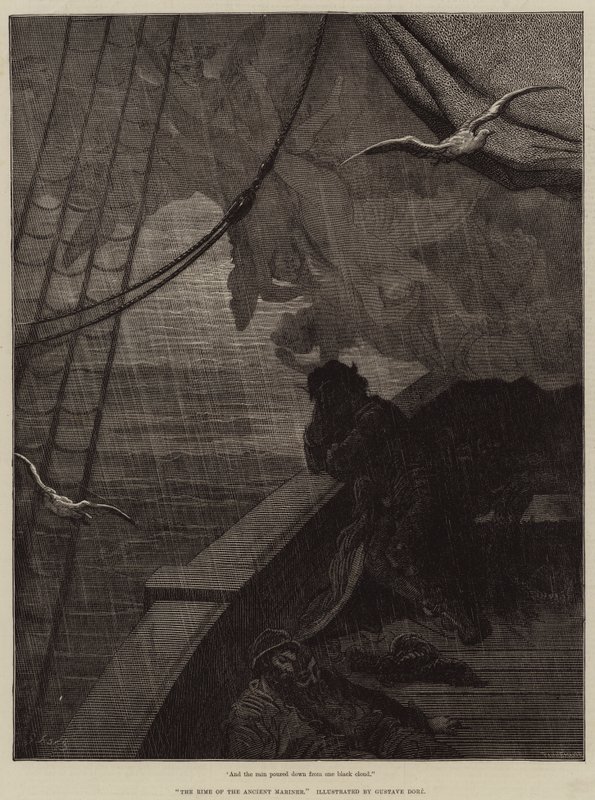 La balada del viejo marinero de Gustave Dore