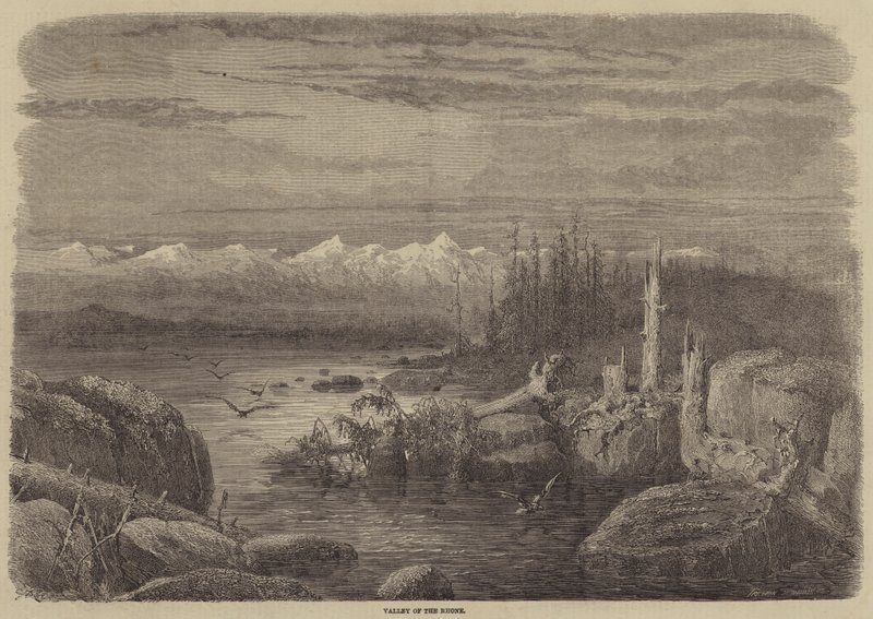 Valle del Ródano de Gustave Dore
