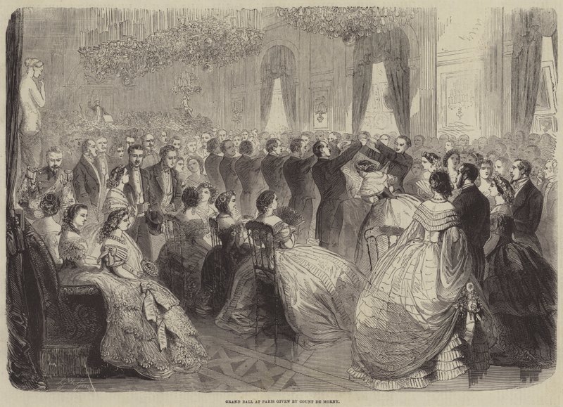 Gran baile en París dado por el Conde de Morny de Gustave Janet