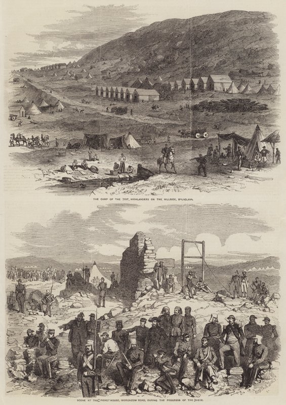 Bocetos de la guerra de Crimea de Gustave Janet