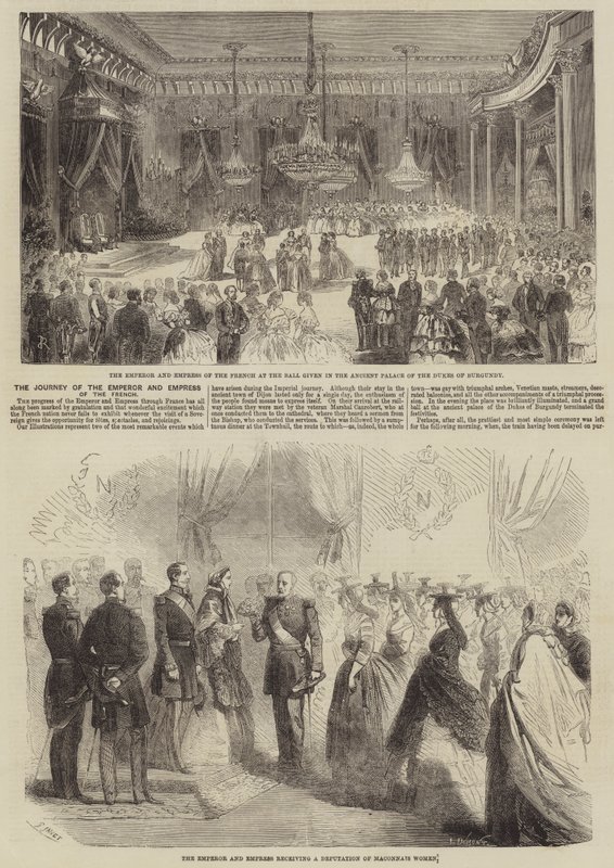 El Viaje del Emperador y la Emperatriz de Francia de Gustave Janet