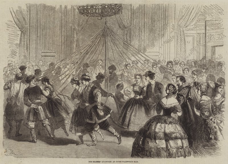 El cuadrille de los patinadores, en el baile del Conde Walewski de Gustave Janet