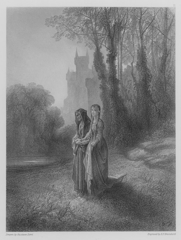 Enid y la condesa de Gustave after Dore