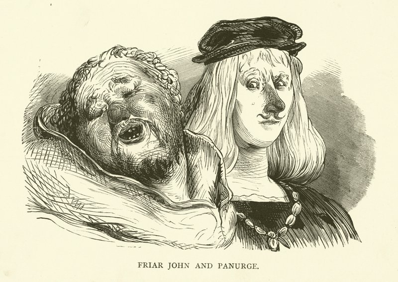 Ilustración para las obras de Rabelais de Gustave after Dore