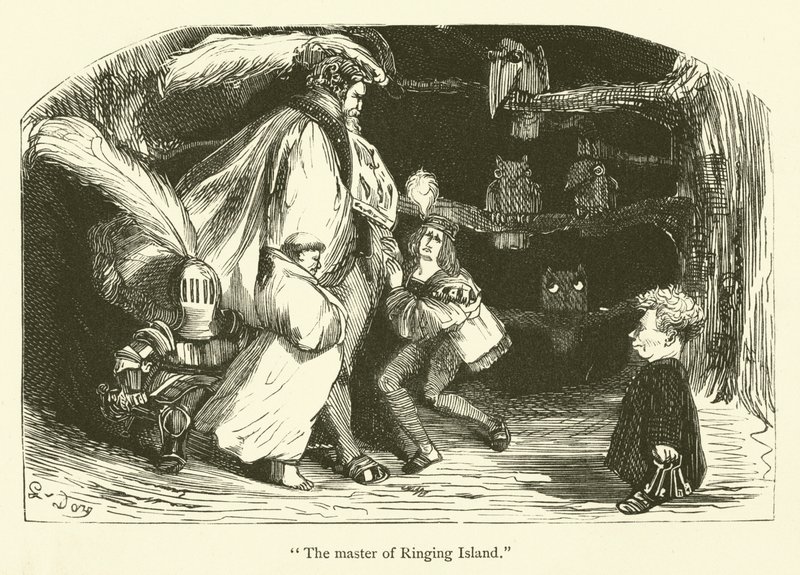 Ilustración para las obras de Rabelais de Gustave after Dore