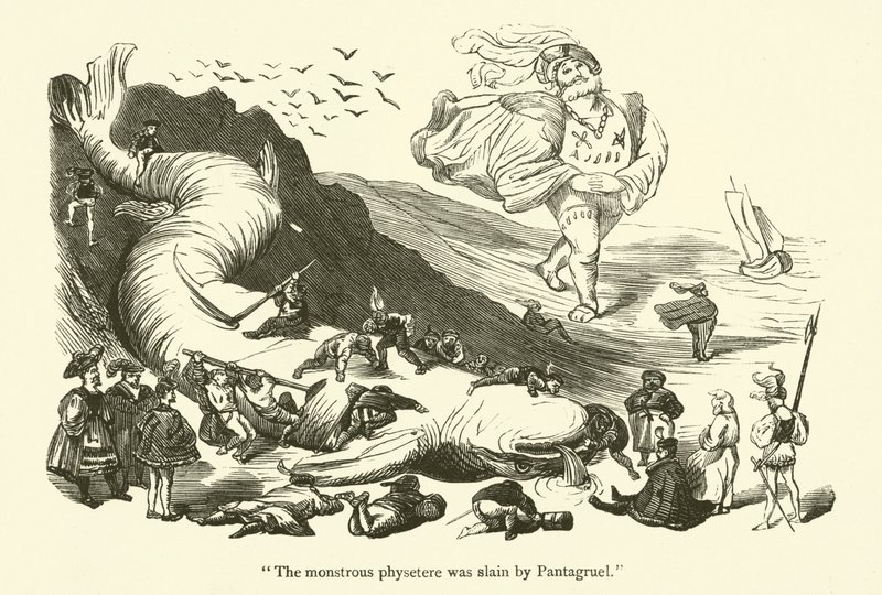 Ilustración para las obras de Rabelais de Gustave after Dore
