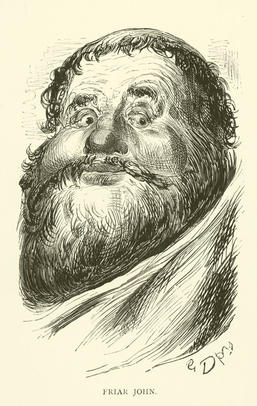 Ilustración para las obras de Rabelais de Gustave after Dore
