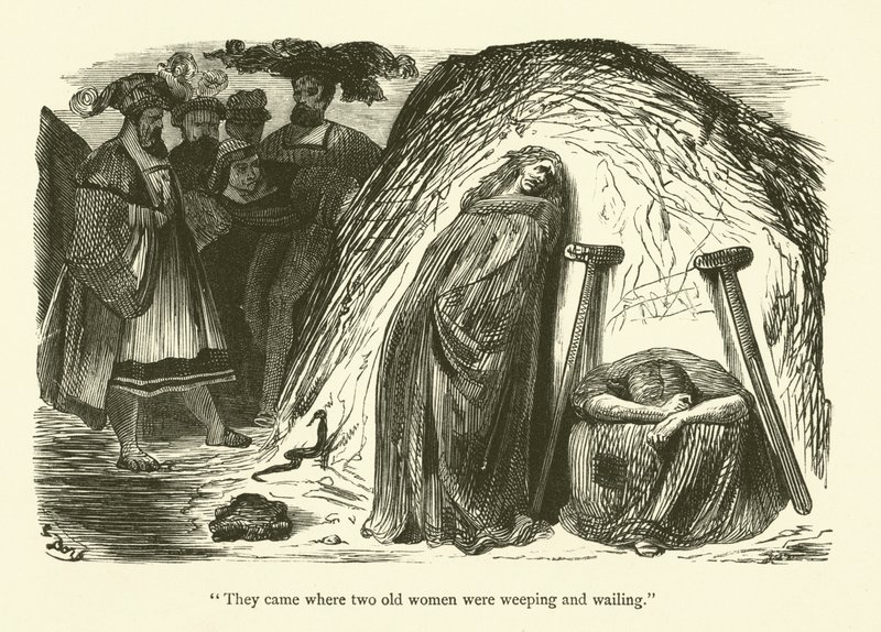 Ilustración para las obras de Rabelais de Gustave after Dore