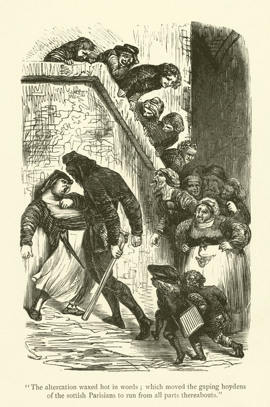 Ilustración para las obras de Rabelais de Gustave after Dore