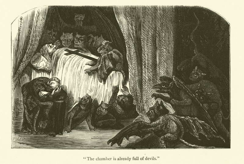 Ilustración para las obras de Rabelais de Gustave after Dore