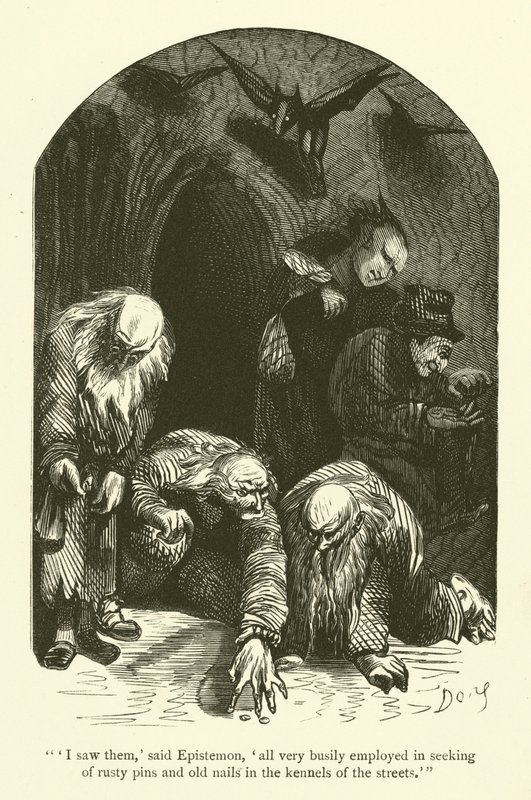 Ilustración para las obras de Rabelais de Gustave after Dore