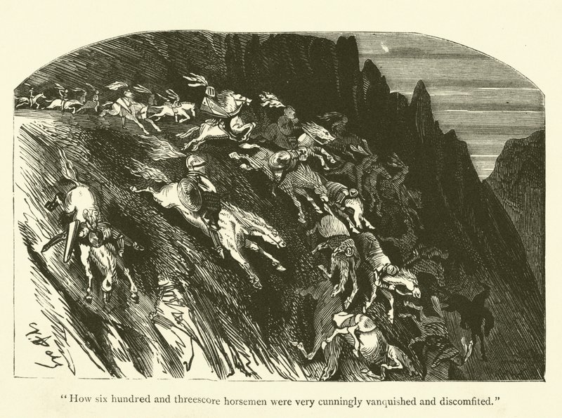 Ilustración para las obras de Rabelais de Gustave after Dore