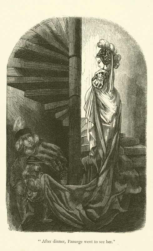 Ilustración para las obras de Rabelais de Gustave after Dore