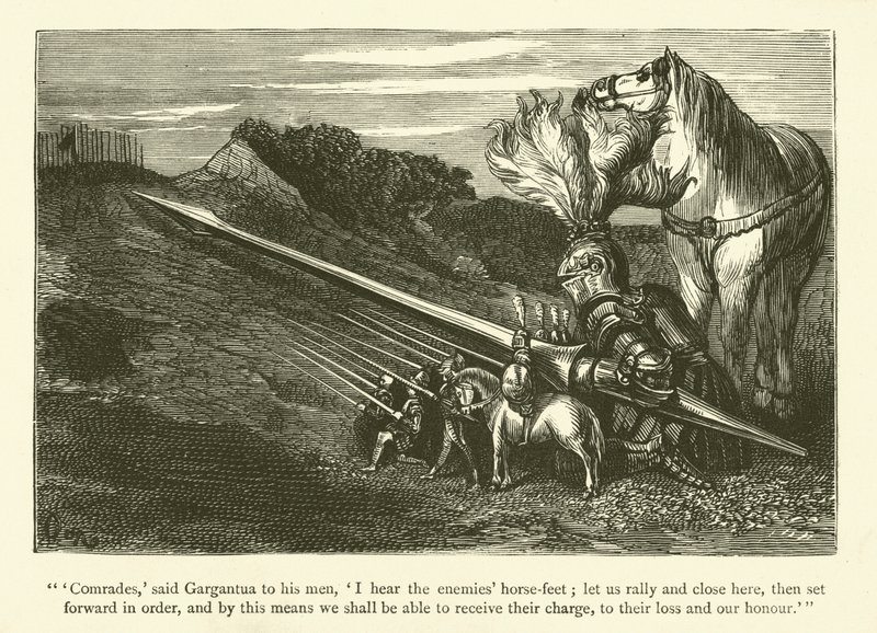 Ilustración para las obras de Rabelais de Gustave after Dore