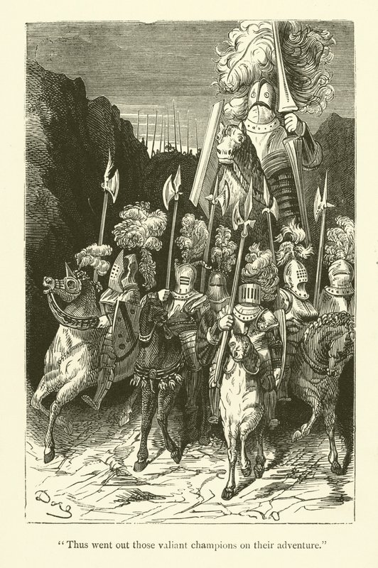 Ilustración para las obras de Rabelais de Gustave after Dore