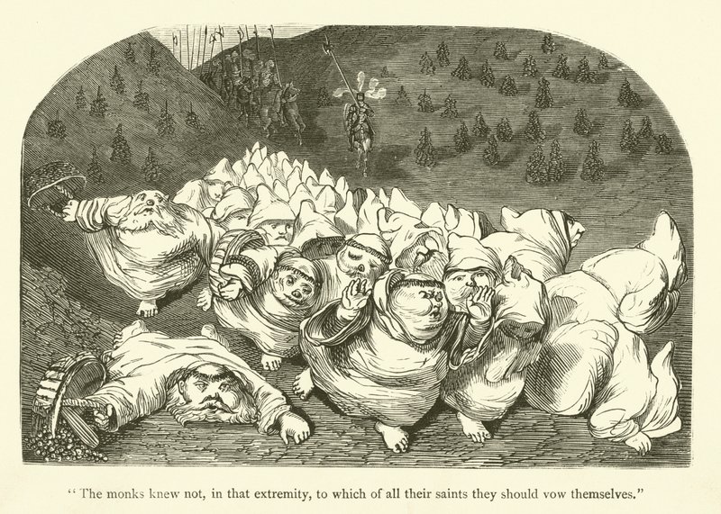 Ilustración para las obras de Rabelais de Gustave after Dore